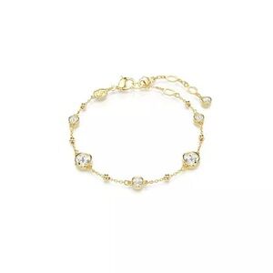 Swarovski
Round Cut, White, Gold-Tone Imber Bracelet